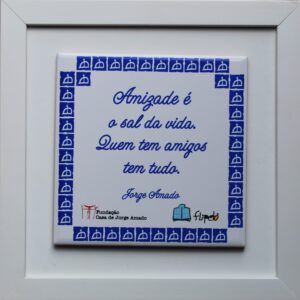 Azulejo com Moldura Amizade