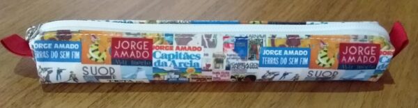 Estojo Magrelo Naylon Capa Livros