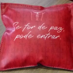 Peso para Porta "Se for de paz, pode entrar"