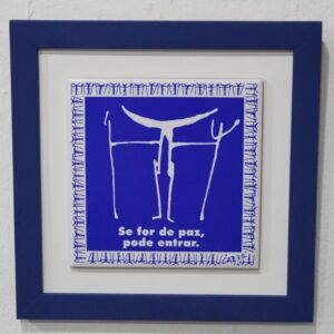 Azulejo com Moldura Carybé