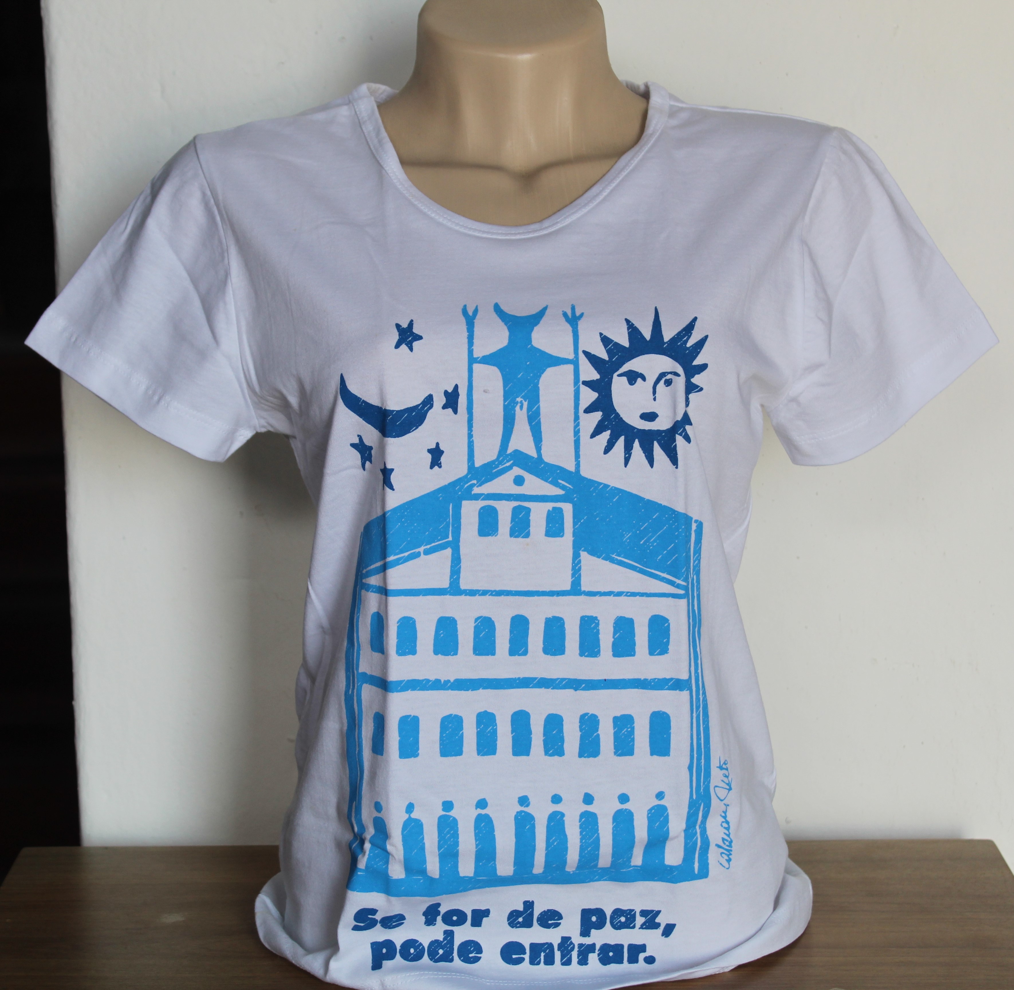 Camiseta Babylook Casa