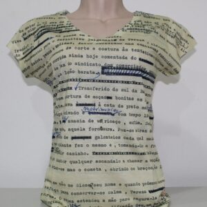 Camiseta Babylook Sedução Manuscrito