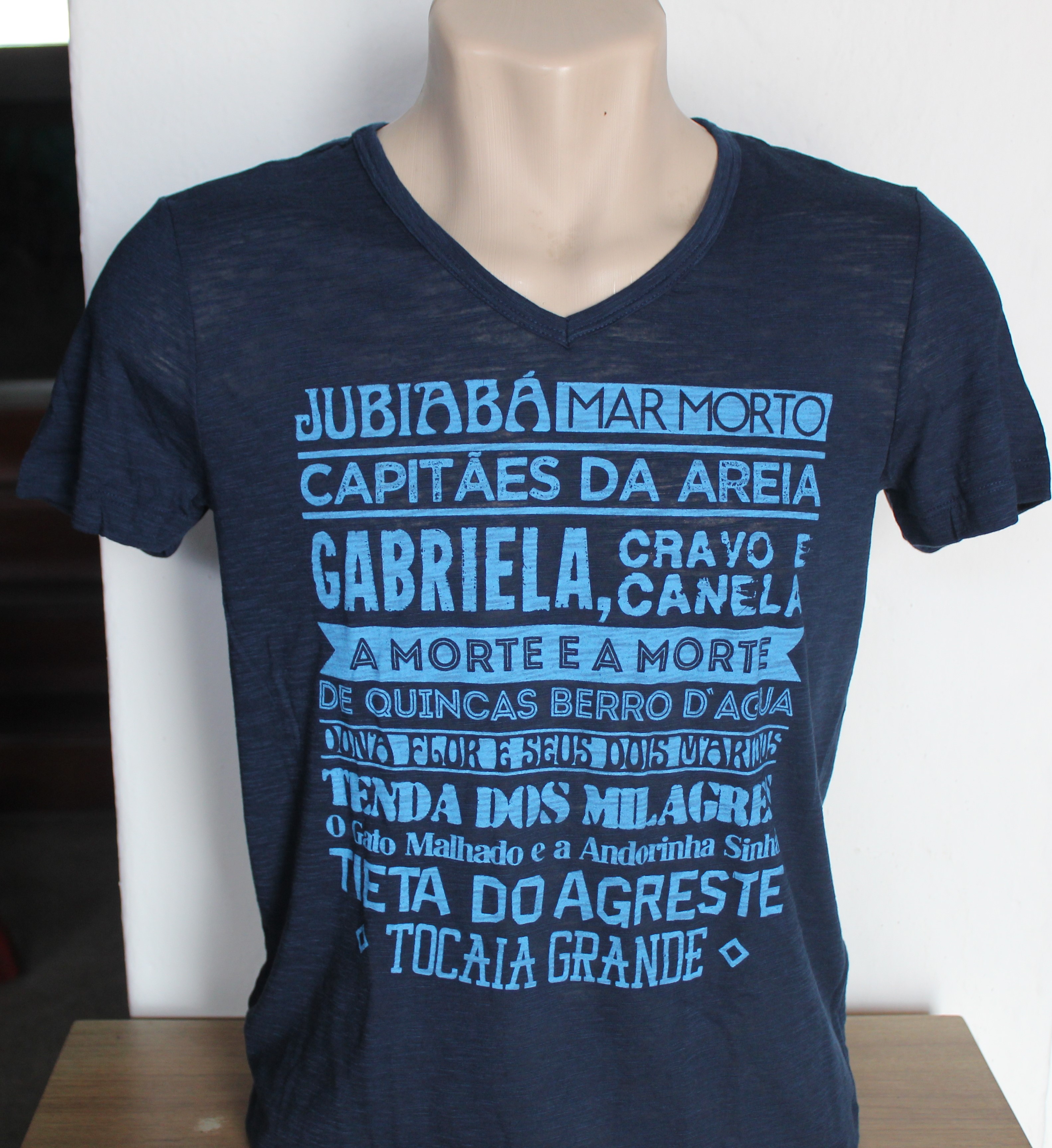 Camiseta Básica Livros Jorge Amado