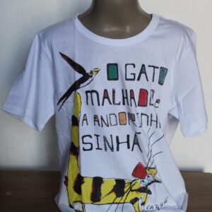 Camiseta Infantil Gato Malhado
